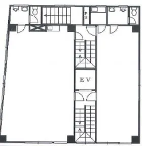 吉澤ビルの基準階図面