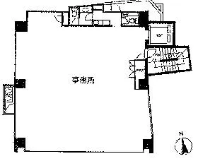 アトム麹町タワービルの基準階図面
