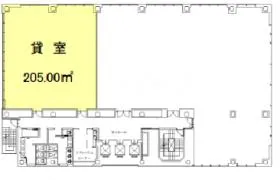 京橋TDビルの基準階図面