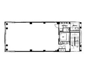 VORT麹町Ⅱ(HIDA麹町)ビルの基準階図面