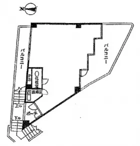 第1園田ビルの基準階図面