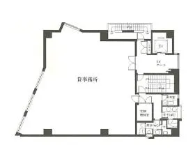 三番町KB-6ビルの基準階図面