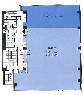 相鉄田町ビルの基準階図面