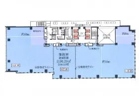 KDX武蔵小杉ビルの基準階図面