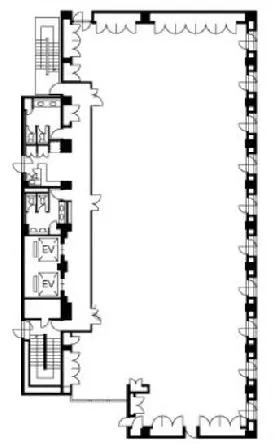 GINZA YAMATO 3ビルの基準階図面