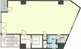 神楽坂藤井ビルの基準階図面