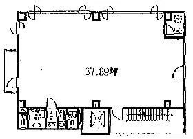 オフィスニューガイア浜松町№16(旧芝エステービル)ビルの基準階図面