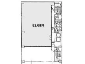 共立新横浜ビルの基準階図面