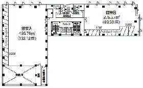 TPR新横浜(旧KM第1)ビルの基準階図面