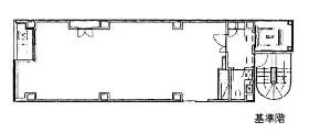 ドゥーミラン銀座ビルの基準階図面
