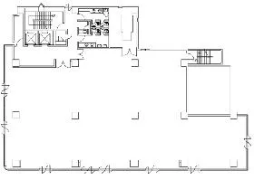芝公園阪神ビル(旧:日本生命赤羽橋)の基準階図面