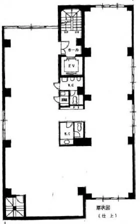 第9SYビルの基準階図面