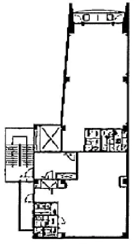 SR広尾ビルの基準階図面