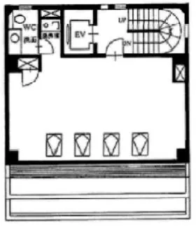 昭栄ビルの基準階図面