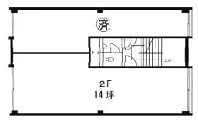 芝ビルの基準階図面