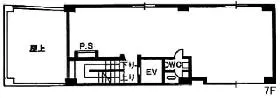 新橋二光ビルの基準階図面