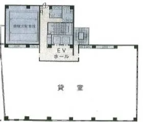 柏染谷ビルの基準階図面