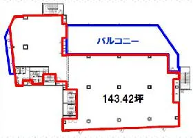 JMFビル高田馬場(旧:Primegate高田馬場ビルの基準階図面