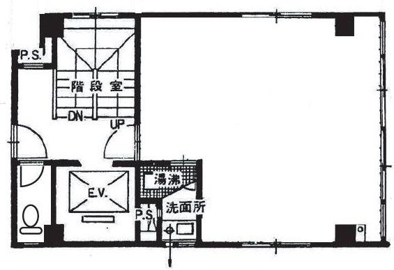 第2水野ビルの基準階図面