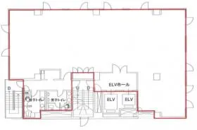 虎ノ門東洋共同ビルの基準階図面