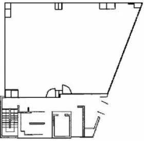 ジブラルタ生命川口ビルの基準階図面