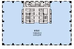 東京建物八重洲ビルの基準階図面