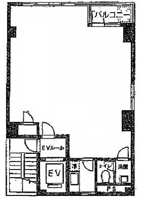 須田ビルの基準階図面