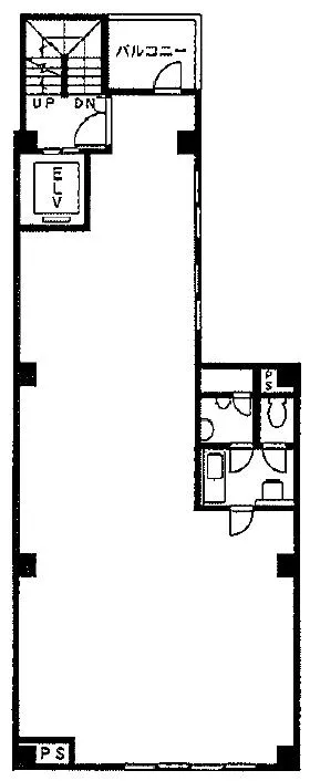 マツザワ第6ビル(旧:井上商会)の基準階図面