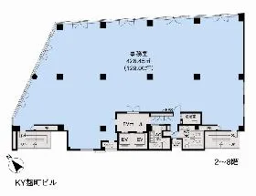 JPR麹町ビルの基準階図面