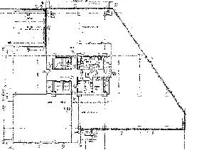 新宿余丁町ビルの基準階図面