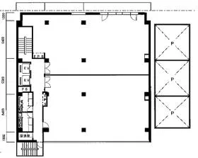 JS-1ビルの基準階図面