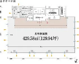 PMO神田司町ビルの基準階図面