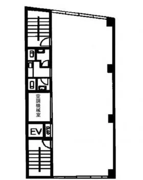 第二太郎ビルの基準階図面