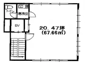 橋本第ニビルの基準階図面