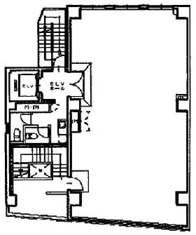 四谷三和ビルの基準階図面