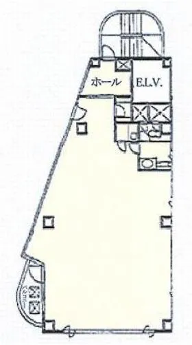 加瀬ビル155(パインフィールド)の基準階図面