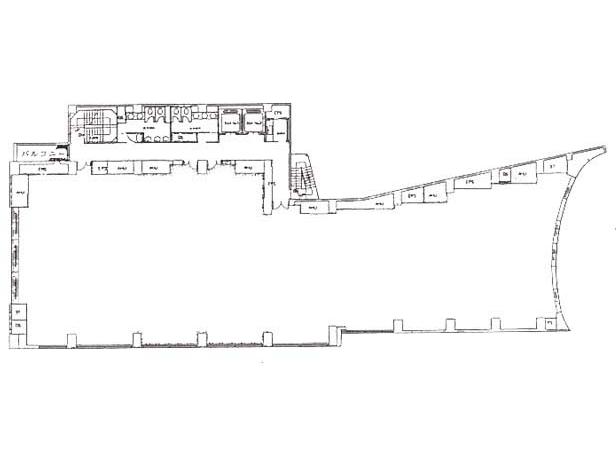 JRE南池袋(旧:池袋YS)ビルの基準階図面
