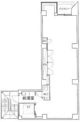 アソルティ日本橋小伝馬町の基準階図面