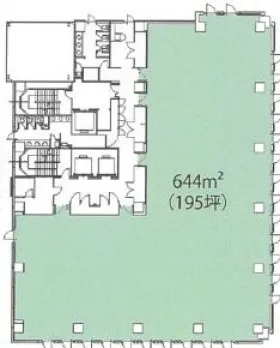 ニッセイ大宮桜木町ビルの基準階図面