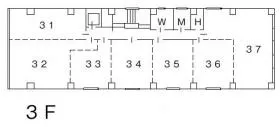 喜助お茶の水ビル(旧:共同ビル(万世))の基準階図面