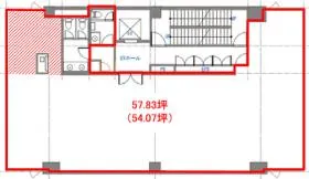 赤坂GHS(旧:TAKATA)ビルの基準階図面