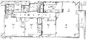 チュリス赤坂ビルの基準階図面