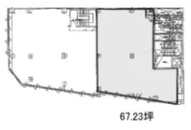 りそな川崎ビルの基準階図面