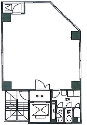 第1明治ビルの基準階図面