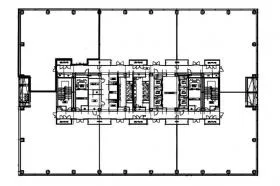 横浜イーストスクエアビルの基準階図面
