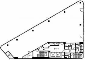 横浜神谷ビルの基準階図面