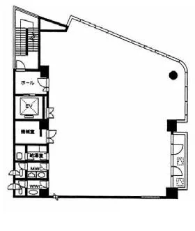 アルカディアビルの基準階図面