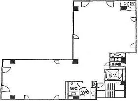 恒倉ビルの基準階図面