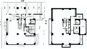 ウィスタリアン恵比寿ビルの基準階図面