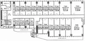 アイオス永田町ビルの基準階図面